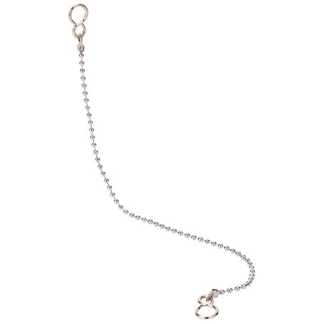 Bulk Hardware BH02250 Chaîne d'évier à billes avec crochet S Chromée