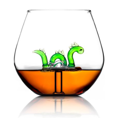 Bar Bespoke Mythical Loch Ness Monster Verre fantaisie Capacité généreuse
