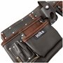 Hilka 77705002 résistante en cuir tanné à l'huile de ceinture à outils Double