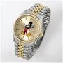 Disney Unisexes-Adultes Analogique Quartz Montre avec Bracelet en Acier Inoxydable MK8185