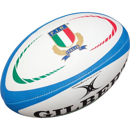 Italie - Mini Ballon de Rugby Réplique Officielle - Bleu - taille Mini