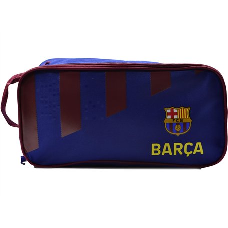 Hy-Pro Sac à Chaussures sous Licence Officielle FC Barcelone - Motif à Rayures - Marchandise Barca Barcelone - Football - Idéal