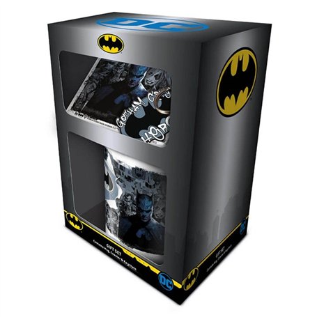 PYRAMID INTERNATIONAL Coffret Cadeau Batman Graffiti DC Comics Tasse sous-Verre Porte-clés