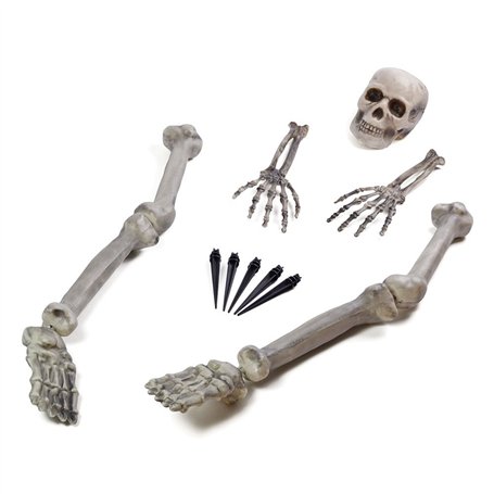 Bristol Novelty-HI289 Halloween Squelette à piquer dans Le Sol