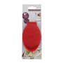 Fackelmann 682231 Cale huîtres en Silicone, cale huître Rouge, Support pour Couper Les huîtres, cale pour Ouvrir Une huître, Sil