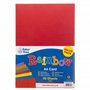 Baker Ross AV535 Lot de 50 feuilles cartonnées aux couleurs de l'arc-en-ciel A4 (220 g/m²), idéales pour les activités artistiqu