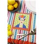 Talking Tables- Paquet de 20 Papier Frida Kahlo Jaune | Serviettes jetables, Salle à Manger intérieure ou extérieure, décoration