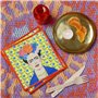 Talking Tables- Paquet de 20 Papier Frida Kahlo Jaune | Serviettes jetables, Salle à Manger intérieure ou extérieure, décoration