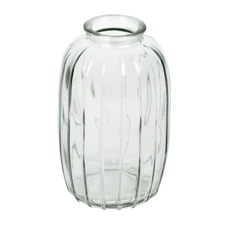 Talking Tables Vase Soliflore en Verre Transparent pour Fleurs Décoration Élégante Centre de Table Mariage Rebord de Fenêtre Fêt