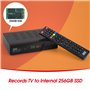 Décodeur TNT HD avec Disque Dur de 256GB - August DVB502 - TNT HD Double Tuner pour Regarder et Enregistrer simultanément, Guide