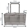Paxanpax Universel Panier à Couverts pour lave-vaisselle Bosch/ Hotpoint/ Neff/ Siemens/ Smeg gris 68-BS-01