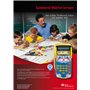 Texas Instruments LPROFSOLAR Little Professor Calculatrice solaire d'apprentissage,jaune,bleu