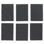 Corail 74300 Essentials abrasifs éponge de ponçage Bloque avec sec ou humide Grain Fin Medium et épais Pack Lot de 6 pièces