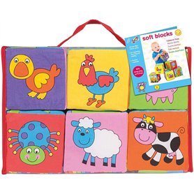 Galt Toys, Soft Blocks, Baby Sensory Toys for Ages 6 Months Plus Galt Toys
