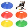 TRIXES 20 Articles Lot de Cônes Marquage Multicolores Légers Souples Football Sports Entraînement
