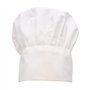 TRIXES Chapeau de chef élastique blanc - Pour la cuisine et la pâtisserie ou une superbe pièce de costume - Paire avec tablier e