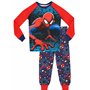 Spiderman Pyjamas Ensembles de Pyjama Marvel pour garçons | Ensemble de Nuit à Manches Longues pour Enfants | Bien ajusté - Bleu