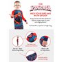 Spiderman Pyjamas Ensembles de Pyjama Marvel pour garçons | Ensemble de Nuit à Manches Longues pour Enfants | Bien ajusté - Bleu