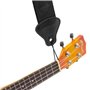 TIGER UAC4-BK Sangle de Ukulele pour Ukes Soprano, Concert, Tenor et Baritone avec porte plectre - Noir