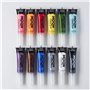 Moon Creations Tubes de peinture pour le visage et le corps avec pinceau applicateur | Prêt à l'emploi | Sans cruauté | Peinture