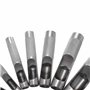 TOPWAY 15 pièces ensemble de poinçons creux trousse à outils robuste en cuir perforateur perforateur pour ceinture joints de car