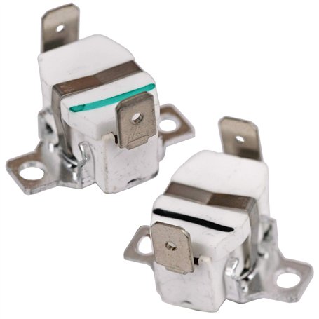 SPARES2GO Lot de 2 thermostats de chauffage pour sèche-linge Whirlpool