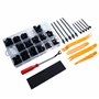 Outils De DéMontage Clips Plastique De Garniture Trousse Kit 450 Pièces de Retrait De Garnitures Ensemble Réparation de Porte av