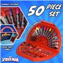 Marvel Coloriage Enfant Spiderman Malette Dessin Enfant Crayons de Couleur Feutres Peinture Enfant Garcon Coffret Dessin Fournit
