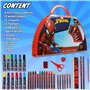 Marvel Coloriage Enfant Spiderman Malette Dessin Enfant Crayons de Couleur Feutres Peinture Enfant Garcon Coffret Dessin Fournit
