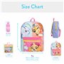PAW PATROL Sac à Dos Sac à Dos pour Fille Everest, Liberty et Skye | Cartable Fille | Sac pour Enfants| Violette Taille Unique