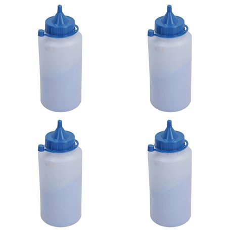 Lot de 4 recharges de craie bleue pour tracer des briques