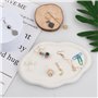 Cozlly Céramique Bijoux Plateau de Bijoux, Bol à Bijoux Petit Plateau de Clés, Assiette à Bijoux Minimaliste Bibelots Décoratifs