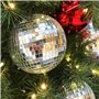 Volumoon 11 Pièces Boules Disco Miroir,Boules à Facettes Argentées Boule Disco,Boule à Facette Miroir Disco Ball Boule Miroir,Dé