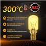 watts) - 2700K Blanc Chaud - Dimmable - Résistante à 300°C - Pour Four