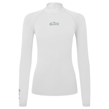 Gill 2024 Womens ZenZero Rash Vest Long Sleeve - White - 5109W 16