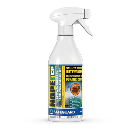 NOPE! CP Anti-Punaises de Lit - Spray 500ml - Solution contre les Punaises de Lit dans la Maison - Action rapide - Effet longue