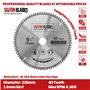 Saxton TCT TCT23580T Lame de scie circulaire à bois - 235 x 30 mm x alésage x 80 dents pour Bosch Makita Dewalt