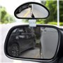 TRIXES 2 X Miroirs d'Angles Morts Grand Angle Réglables pour Voiture Camionnette Remorquage