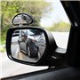 TRIXES 2 X Miroirs d'Angles Morts Grand Angle Réglables pour Voiture Camionnette Remorquage