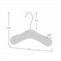 Hangerworld Lot de 12 Cintres en Bois Blanc pour Bébés - 25 cm