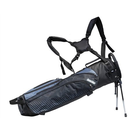 LONGRIDGE 7" Tri Lite Sac de Golf du Dimanche - Noir/Argent