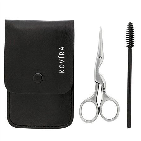 Kovira Kit Sourcil Ciseaux Sourcils et Brosse Sourcils pour Tailler et Façonner - Ciseaux a Sourcils 8