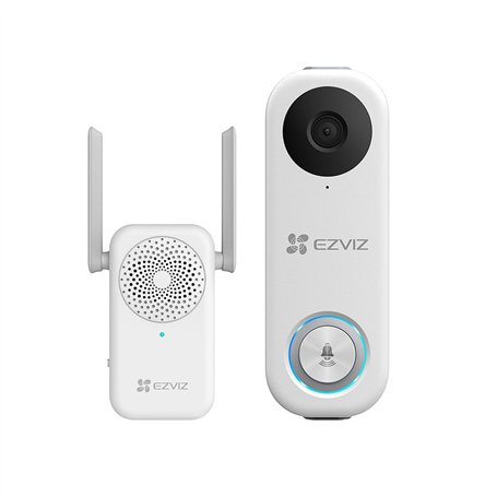 EZVIZ Kit caméra de sonnette vidéo filaire avec carillon
