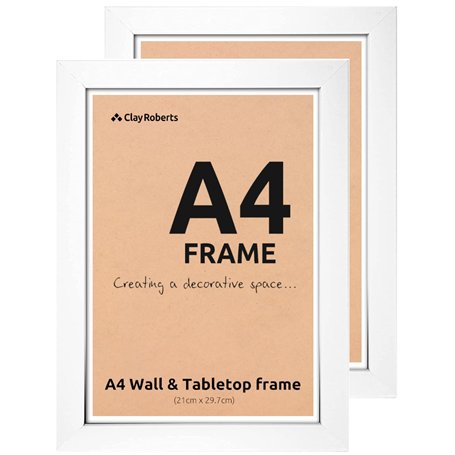 Clay Roberts Cadre Photo Blanc