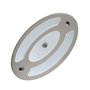 Marvix Plafonnier LED à intensité variable finition miroir avec interrupteur tactile pour caravane, camping-car et bateau 12 V 2