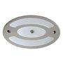 Marvix Plafonnier LED à intensité variable finition miroir avec interrupteur tactile pour caravane, camping-car et bateau 12 V 2