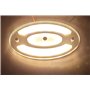 Marvix Plafonnier LED à intensité variable finition miroir avec interrupteur tactile pour caravane, camping-car et bateau 12 V 2