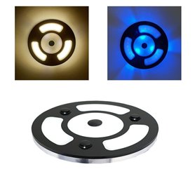 MARVIX Spot LED 12 V 24 V Noir – 100 mm Montage en saillie mince plafonnier plafonnier plafonnier avec variateur d'intensité tac