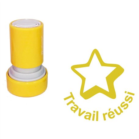 Travail réussi Tampon Auto-Encreur Enseignant - Encre Or