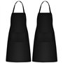 Chstarina 2 Packs Tabliers De Cuisine Tablier de chef